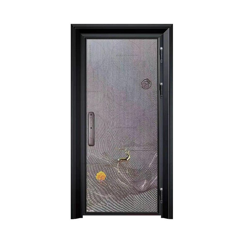 304不锈钢入户门 韩式入户门大门 甲级安全家用智能子母锁防盗门