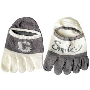 五指袜子女夏季薄款分指头五趾袜全棉防臭不掉跟低帮浅口隐形船袜