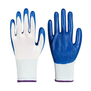 手套劳保工作耐磨胶丁腈加厚干活橡胶防滑乳胶胶皮浸胶冬季工地