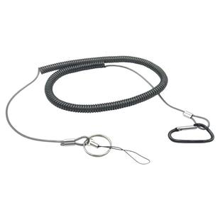 五金工具防丢钢丝绳游戏机配件弹簧绳螺丝刀剪刀防盗大物加粗挂绳