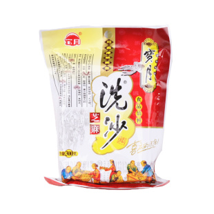 四川特产夹沙肉馅料宝月芝麻洗沙夹心肉甜肉烧白馅儿包子馅豆沙