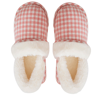 棉拖鞋女冬季包跟室内家用居家厚底防滑可爱棉鞋加厚保暖毛绒拖鞋