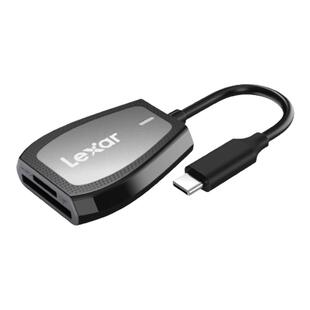 Lexar雷克沙USB3.2高速读卡器 SD/TF二合一多功能 支持UHS-II读取 手机相机单反微单监控摄像内存卡读卡器