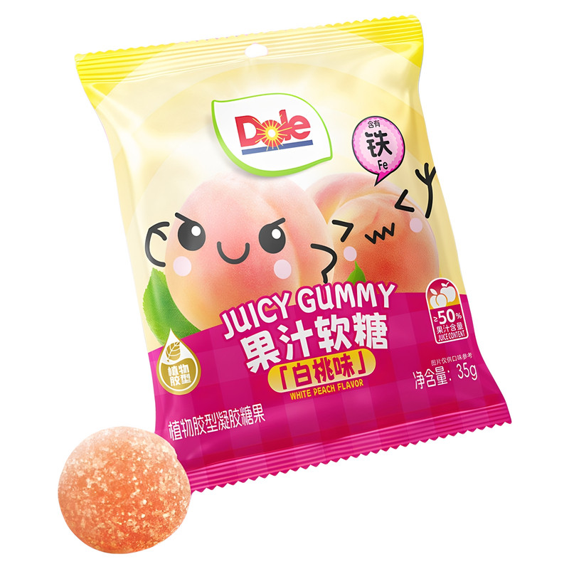 都乐果汁软糖50%果汁多口味