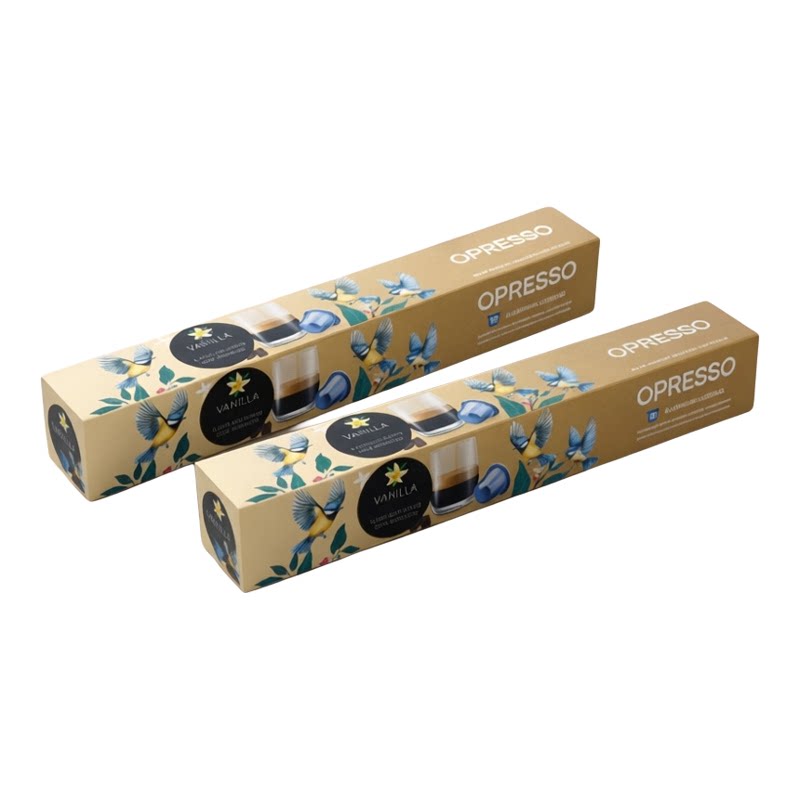 Opresso 云呢拿风味浓缩铝制咖啡胶囊52克*2件优惠装香草清香顺滑