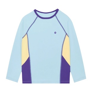 EBAER儿童抑菌长袖T恤2026春季男女童运动速干衣跑步防晒训练衣潮