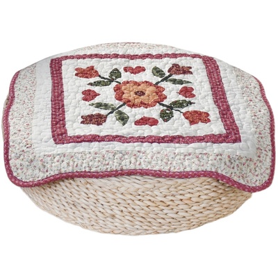 榻榻米全棉纯棉透气餐椅垫子坐垫办公室通用薄座椅垫布艺蒲团垫