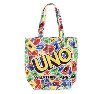 BAPE X UNO联名配饰纸牌卡牌字母图案背提包托特包182926H