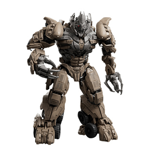 布鲁可变形金刚积木人威震天超越版拼装模型摆件电影正版周边玩具