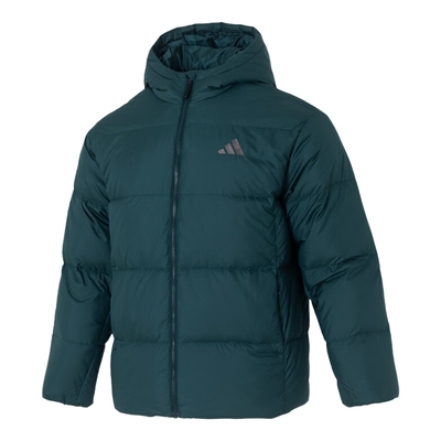 adidas阿迪达斯基础短款连帽羽绒服秋冬装男女保暖外套 KC2480