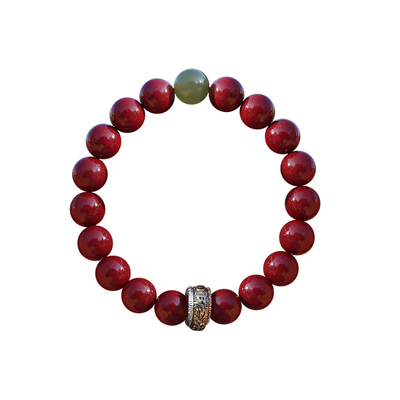 山川心语朱砂10mm转运手串