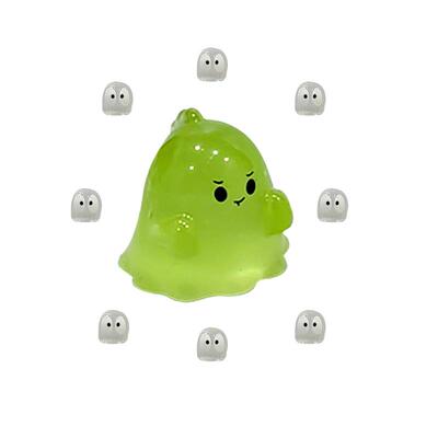 无聊了!摆一堆会发光的小精灵陪她 情绪解压夜光摆件工位桌面装饰