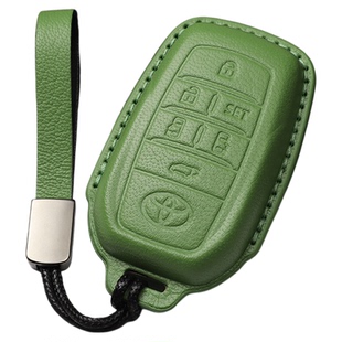 适用丰田ALPHARD钥匙套进口埃尔法车6键真皮包VELLFIRE威尔法壳扣