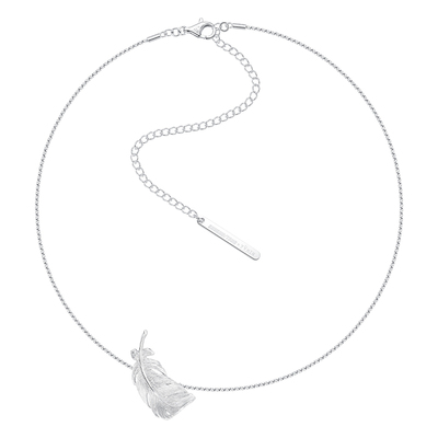 YVMIN尤目翘羽毛项链锁骨链