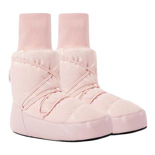 艾舞戈舞蹈保暖靴冬季加绒芭蕾舞鞋高帮舞蹈鞋热身靴女软底练功鞋