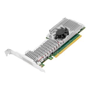 Linkreal PCIe4.0x16转NVMe硬盘SSD扩展卡8盘位PEX88048 LRNV9F48