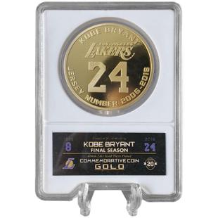 科比纪念币 湖人队职业生涯20年纪念告别退役战收藏品送同学礼物