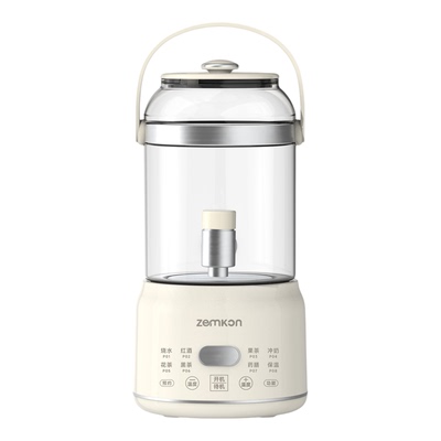 Zemkon养生壶家用炖煮一体玻璃花茶壶3L煮茶壶全自动恒温烧水壶