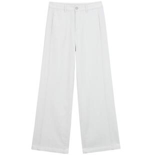 MindBridge【纯棉】女士百搭高腰阔腿裤2026年春直筒肌理感牛仔裤