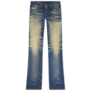 [折扣]DIESEL男士D-BUCK中腰修身微喇牛仔裤A1222109J46