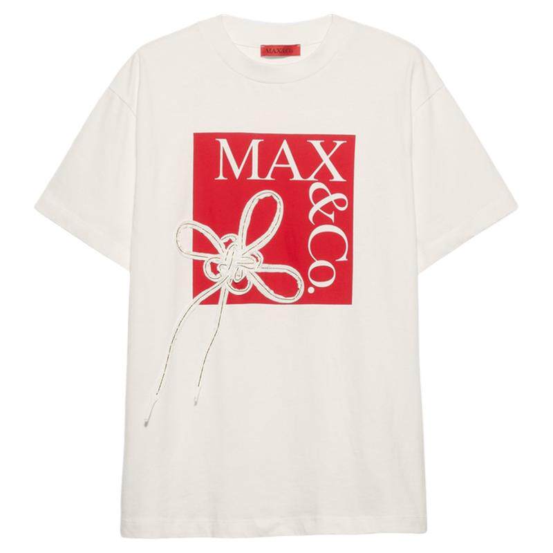 【春夏新降】MAX&Co.26女装联名系列细节简约logoT恤8971016602