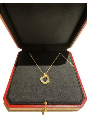 cortifr18K金女锁骨链项链不过敏