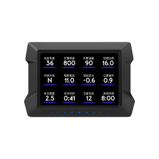 GPS海拔表越野车坡度仪P22行车电脑OBD显示器油耗水温表故障检测