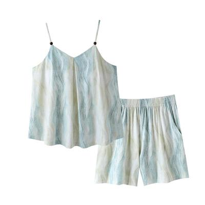睡衣女夏季莫代尔吊带背心家居服