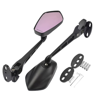 九号m5100/125/200电动车改装前移AOS4长杆后视镜铝合金反光镜