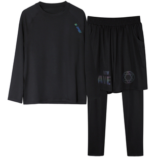 胖童训练服男童速干运动套装春夏薄款加肥加大青少年男孩跑步衣服