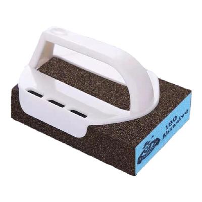 金刚砂海绵擦厨房清洁神器锅底灶台油烟机不锈钢除锈百洁布钢丝球