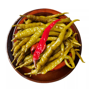 湖南土特产青红泡椒老坛酸辣椒二荆条腌辣椒酱辣椒双色泡椒