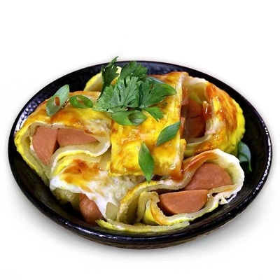 锐文速食小吃25片五包东北烤冷面