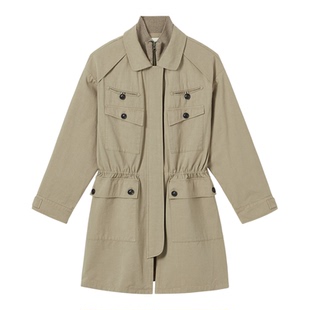 COTEMP IMPROVED MILITARY JACKET 25FW长款工装风衣夹克外套女