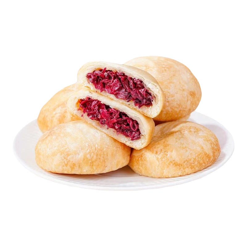 云南玫瑰花饼现烤糕点