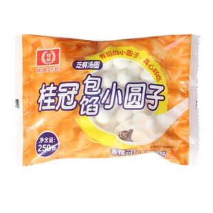 桂冠包馅香糯红白小圆子餐饮酒酿圆子营养汤圆早餐传统夜宵250克
