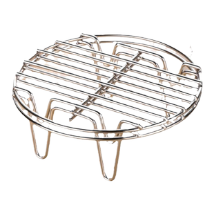 304厨房蒸盘蒸格蒸架不锈钢蒸菜低脚隔热架高脚蒸笼架子万能通用