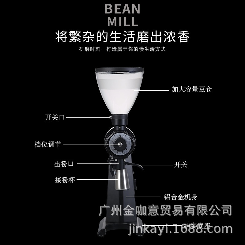Kimkayi EK43单品意式专业电动磨豆机研磨机大磨王商用咖啡豆神器