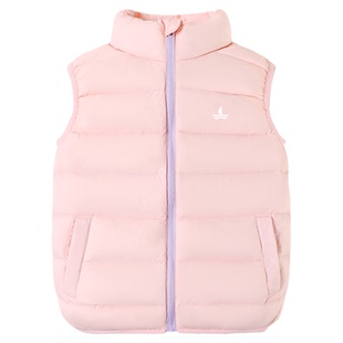 Navigare意大利小帆船儿童羽绒马甲冬季外穿春秋冬男女童保暖外套