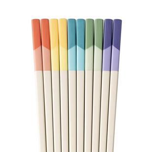 苏泊尔筷子家用高端合金耐高温抗菌防霉洗碗机一人一筷专人专用