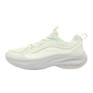 乔丹皮面防水跑步鞋运动鞋初中生冬季新款减震轻便厚底女童慢跑鞋