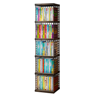 书架置物架落地不占空间一体靠墙书本收纳简易角落飘窗儿童小书柜