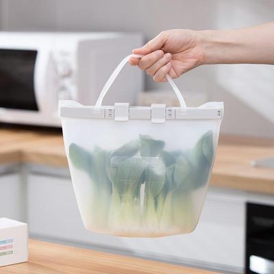 冰箱硅胶保鲜袋加厚密封袋食品包装袋自封袋食物塑封袋家用收纳袋