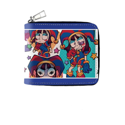 跨境the amazing digital circus神奇数字马戏团动漫短款拉链钱包