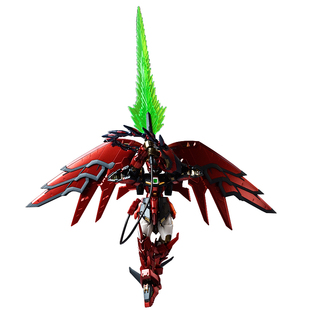 万代BANDAI高达拼装模型rg艾比安恶魔敢达癌变预涂装板喷合金着色