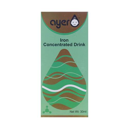 Ayer艾儿钙铁锌VD浓缩饮液口服液甘氨酸亚铁美国进口顺丰官方正品