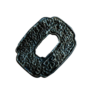 季度窑日式锡盖置茶针搁置茶配件古文紫砂壶盖托仿古文玩茶道器具