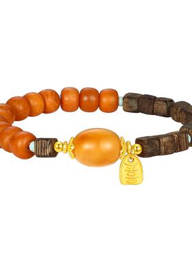 【新年礼物】周大生木制沉香手串