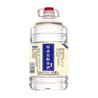 琼壶窑清香型53度桶装散装白酒5L
