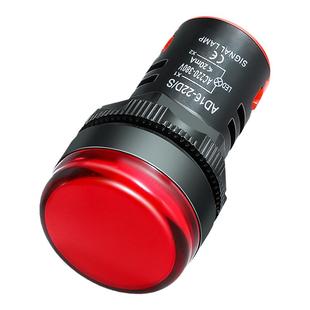 LED电源指示灯220v12/24/380伏直流运行控制柜配电箱红绿色信号灯